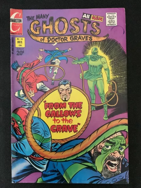 The Many Ghosts Of Dr Graves #35. Charlton Comics. 1972. FN. Steve Ditko.