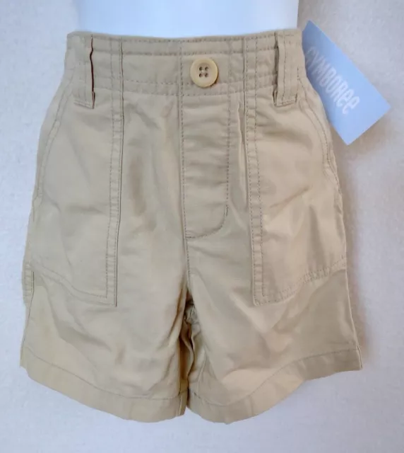 Gymboree Baby Boys 12 18 Months Shorts Tan Khaki Summer Picnic New