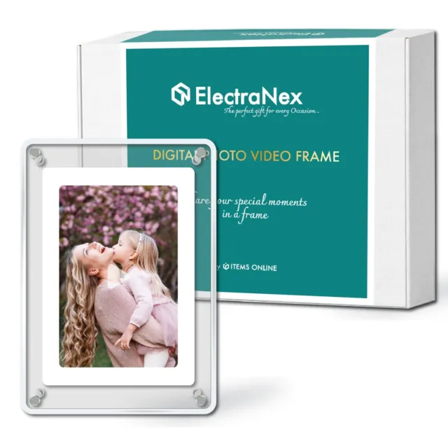 Acrylic Digital Photo Video Frame 7Inch Smart Electronic Picture Memories Gift 3