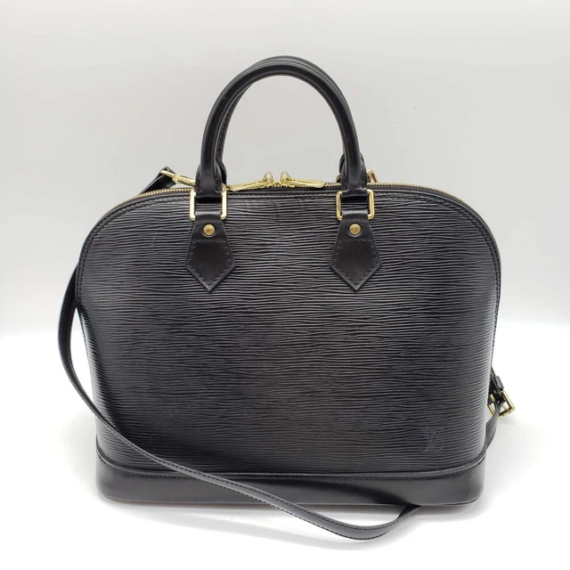 100% Authentic Louis Vuitton Alma PM Black Epi Hand Bag 100% Authentic Louis Vuitton Alma PM Black Epi Hand Bag