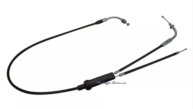 Brand New Yamaha Chappy Lb50 Lb80 Lb 50 80 Throttle Cable [Black Housing]