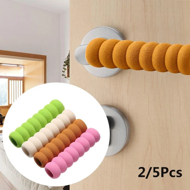 Static-free Door Handle Protector Foam  Cover Baby Safety Door Stopper