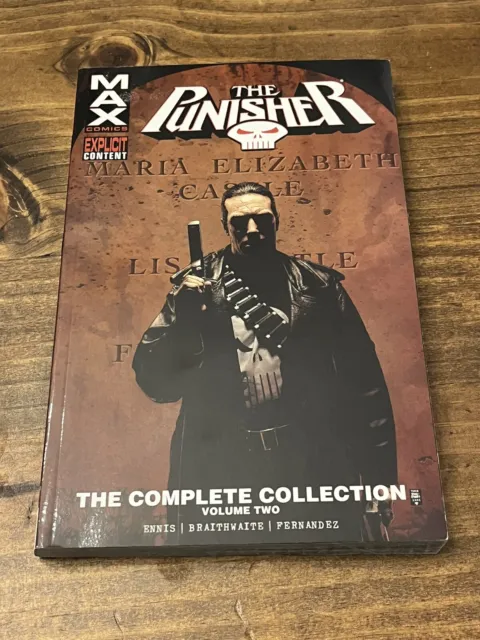 Punisher MAX Comics Garth Ennis The Complete Collection Vol 2 Marvel OOP