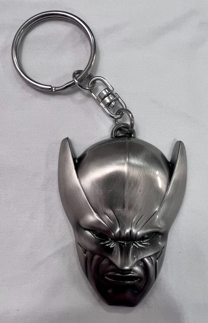 Pewter Marvel The Wolverine X-Men Superhero Silver Heavy Metal Keychain