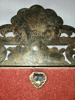 Vintage Beautiful Ornate Brass Frame Made In Italy 10