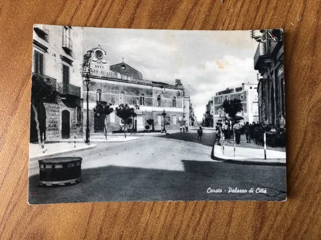 Cartolina Corato Palazzo Di Citta' Viaggiata Del 1957 Ww