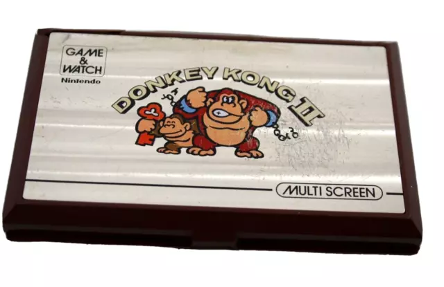 Official Nintendo Game & Watch Donkey Kong II Handheld Console -No Battery Cover