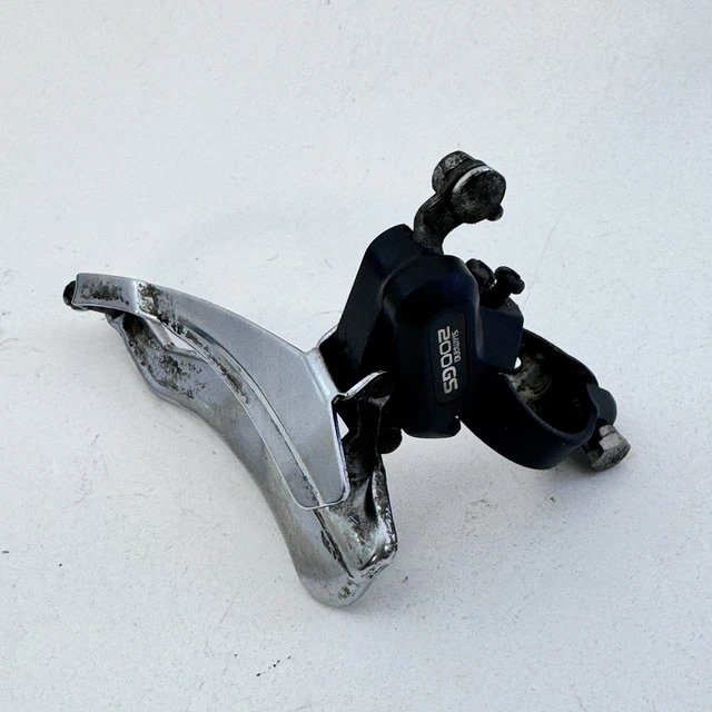 Dérailleur Avant VTT Shimano 200 GS FD-M201 - 7 Vitesses, Tirage Bas, 28,6 Mm (Japon, 1989, Occasion)