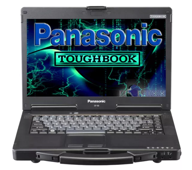 Panasonic Toughbook CF-53 MK4 Core i5- 2,0Ghz14"120GB 8GB 14" LTE RS232 No Akku