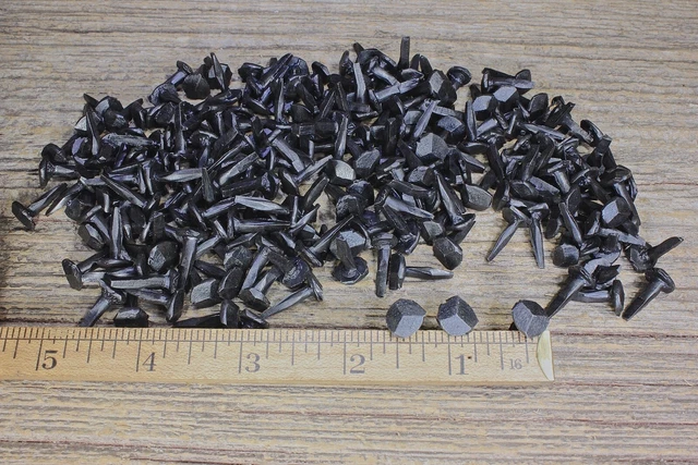 5/8" Rose head 200 nails square wrought iron vintage rustic Decorative historic