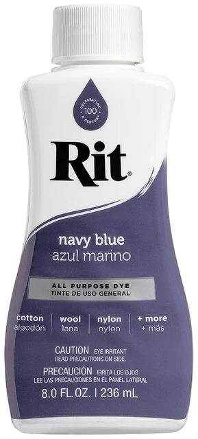 Paquete de 3 tinte líquido Rit 8 oz azul marino -8-30