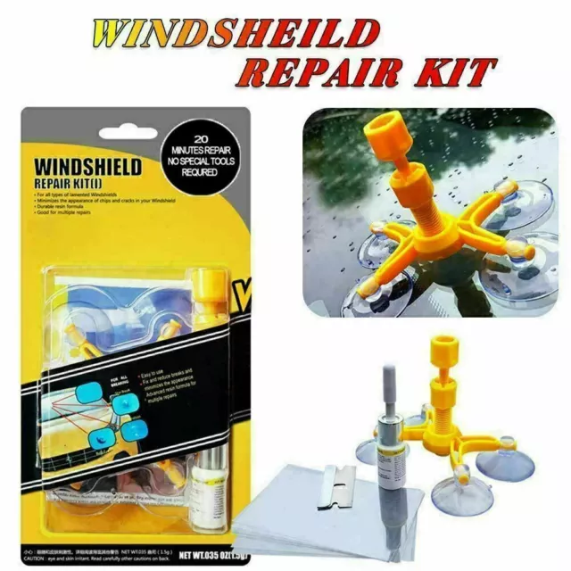 DIY Premium Car Windscreen Repair Kit Crack Chip Windshield Glass Window Screen