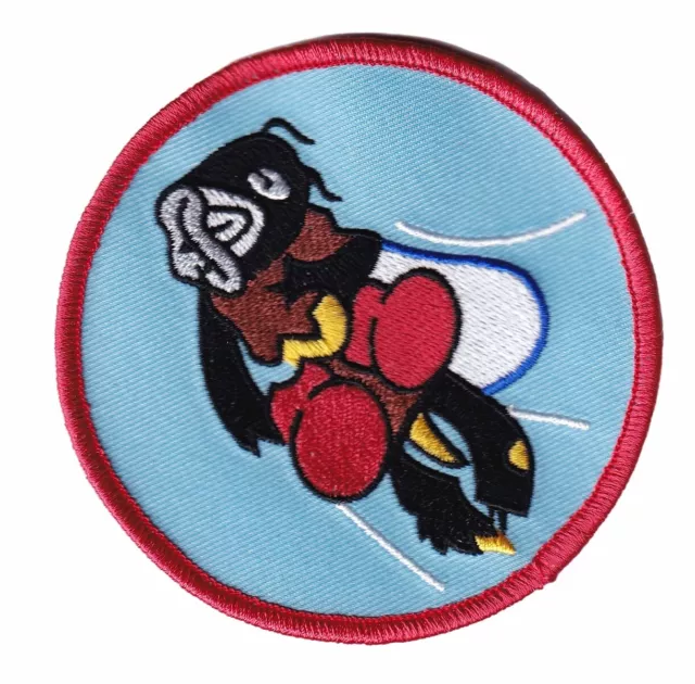 22d Fighter Squadron Patch - Plastic Backing, 3.5"