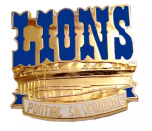 Lions Pins Detroit Lions Pin VINTAGE 1998 Pontiac Silverdome NFL Football  Pin