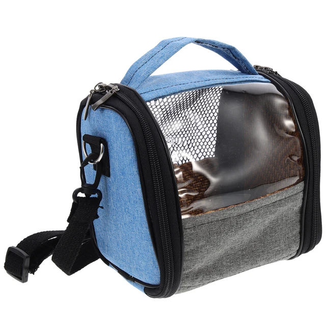 breathable carrier backpack Parrot Bag Cage Small Bird Carry Cage