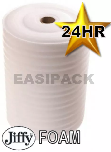 1 Roll of 750mm (W)x 200M (L)x 1.5mm JIFFY FOAM WRAP Underlay Carpet Packaging
