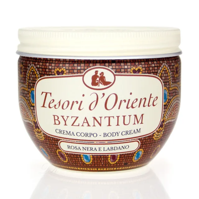 Crema corporal Tesori d'Oriente Byzantium 300 ml - rosa negra y danum de laboratorio