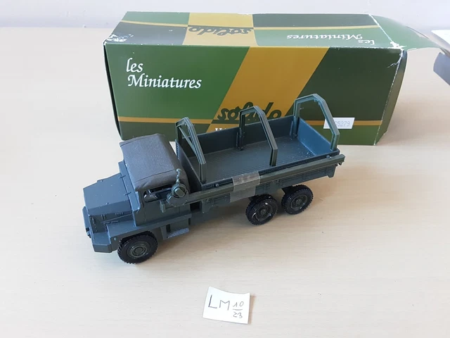 1/50 BERLIET GBC KT Shelter Militaire Armée française Solido BE sans