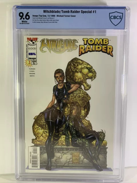 Witchblade Tomb Raider (1998) #1 1st Lara Croft First Print Michael Turner E 9.6