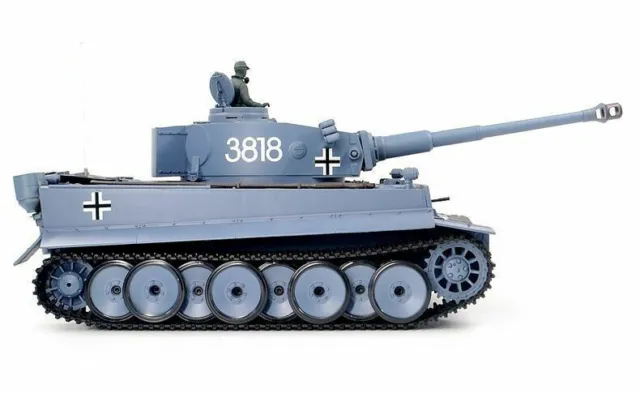 Heng Long  Tank Model German Tiger 2.4G radio remote control RC 1/16 BB & IR  UK 3