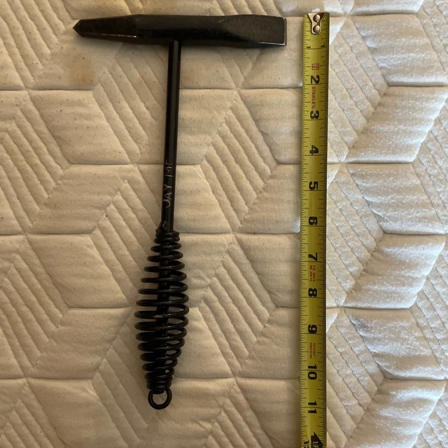 ATLAS &HCP& 10& Welders Slag Chipping Hammer 15/16" Chisel & Point