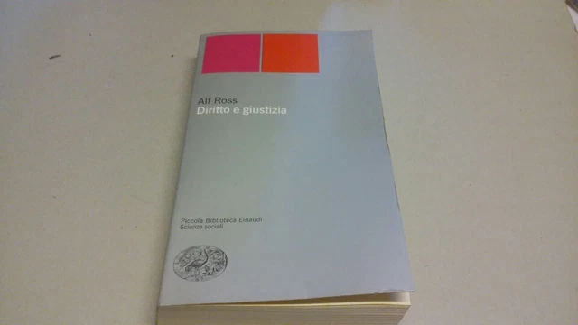 Diritto e giustizia - Ross Alf - EINAUDI PBE, 14g23