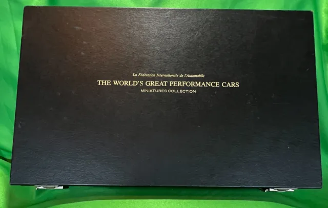 The World's Great Performance Cars - Miniatures Collection 24k plate/Ster Silver