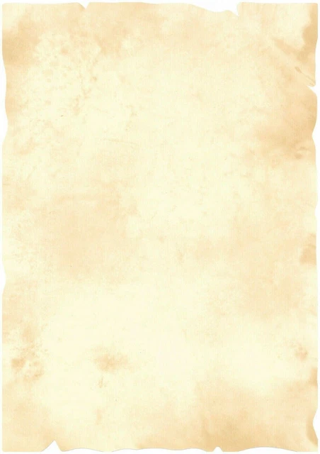 Vintage Briefpapier A4 - 70 Blatt Pergamentpapier Zum Bedrucken