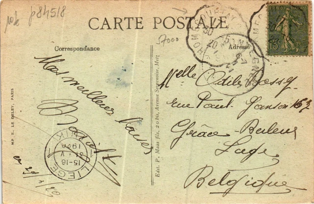 CPA METZ Moselle and Protestant Temple (984518) 2