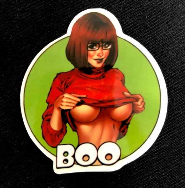 Velma Scooby Doo mystery comic art sexy horror 11x17 cartoon print Dan  DeMille