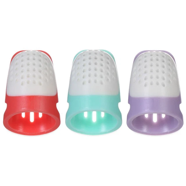 Agujas Artes Accesorios de Costura Medio Abierto Dedo Cuna Protector Dedo