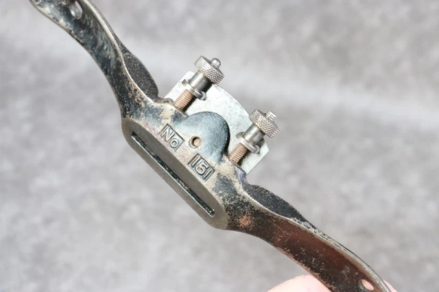 Vintage Stanley Adjustable Spoke Shave 151 Flat Sole Woodwork Joiner Carpenter 4