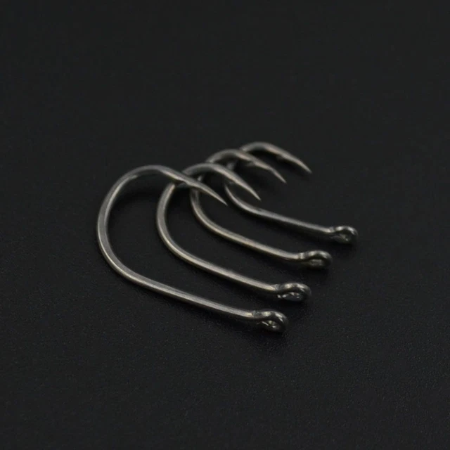 Fishook Pohooks aux yeux Crochets carpe Crochet de griffe de pointe barbelée 4