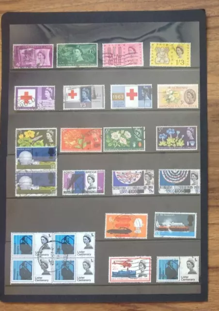 40+  Assorted  1960's  GB Franked Stamps (1)  . Free UK Postage