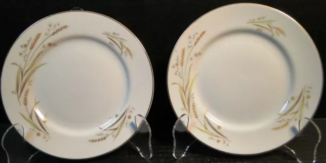 Fine China Japan Golden Harvest Bread Plates 6 1/4" Set of 2 Excellent