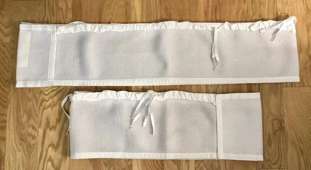Breathable Baby Safer for Baby Breathable Mesh Crib Liner White NEW in Package