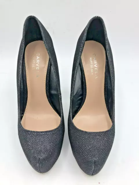 CARVELA KURT GEIGER Shoes Black Heels Sparkly Platforms Size 37 T2682 ...