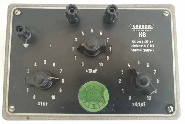Grundig Messgeräte - Kapazitätsdekade CD1 - Vintage | K68-7