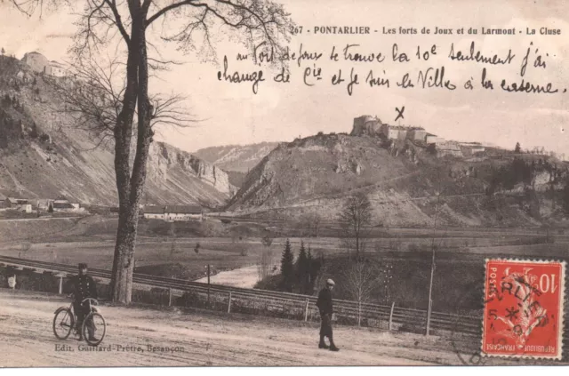 CPA - PONTARLIER - Les forts de  JOUX et du LARMONT - La Cluse