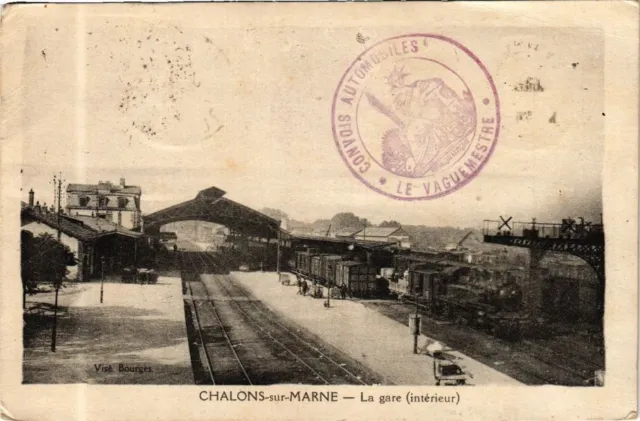 CPA CHALONS-sur-MARNE - La gare (interieur) (245233)
