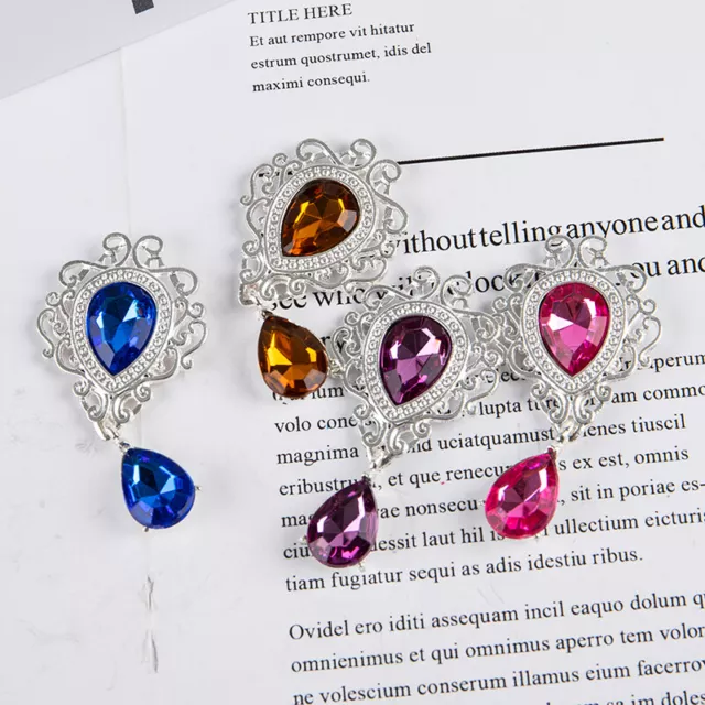 5pcs Rhinestone Brooch Accessories DIY Sewing Wedding Invitation Card Gift De'EL