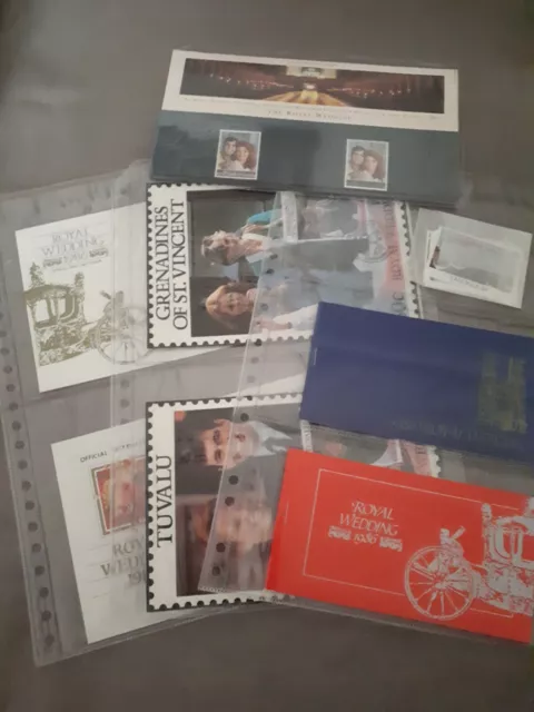 1986 Stamps And First Day Covers Prince Andrew Wedding to Sarah Ferguson