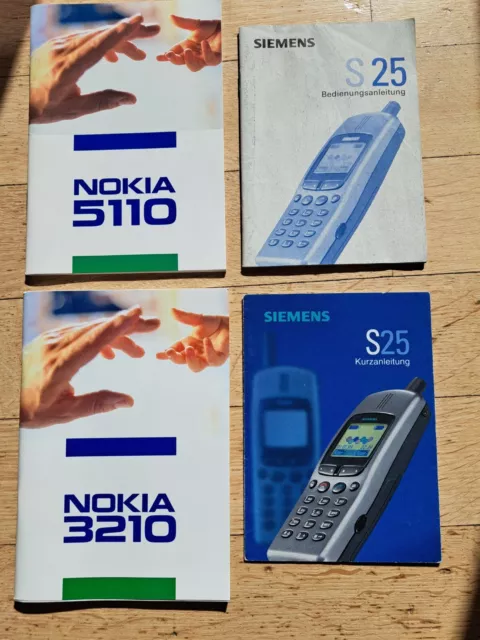 Nokia 5110 3210 Siemens S25 Bedienungsanleitung deutsch