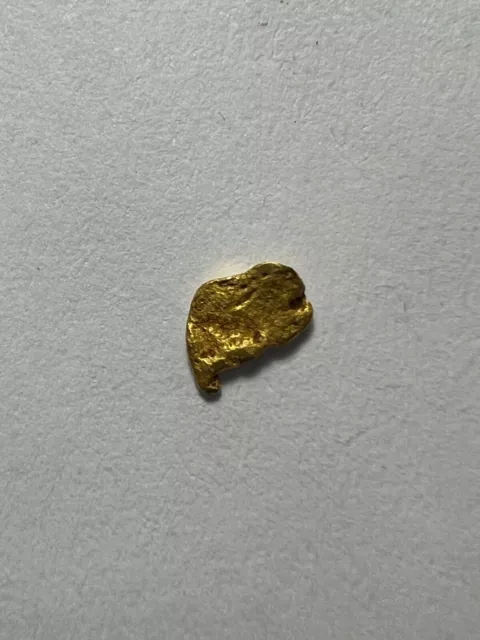 Australian Natural Gold Nugget Specimen - 0.095 grams