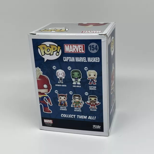 Funko Pop! Marvel Captain Marvel Masked GTS Distribution Exclusive 154 2