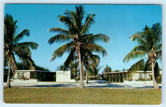 FT. MYERS BEACH, Florida FL ~ Roadside ISLAND MOTEL ca 1960s  Postcard