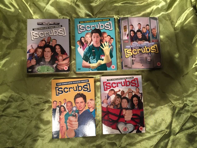 SCRUBS - COMPLETE First Second Third Fourth & Fifth Series Box Sets ...