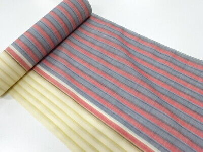 73773# Japanese Kimono / Bolt For Haori Coat / Woven Stripes