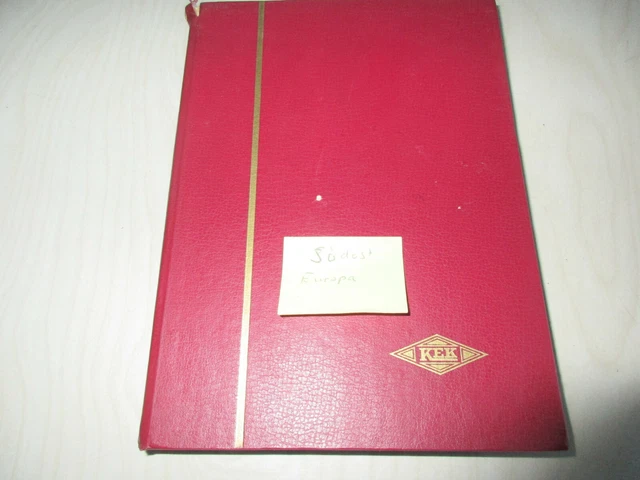 (Lot A 11) Album mit Briefmarken Südosteuropa, gestempelt