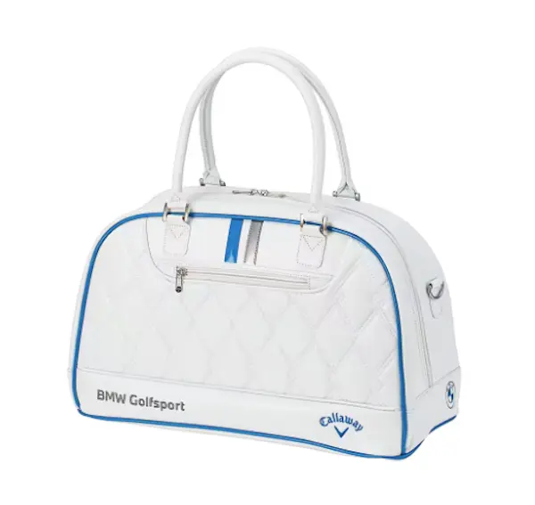 Bolso de lona Callaway BMW Collection para mujer golf deporte Boston cuello de hombro WH/BL